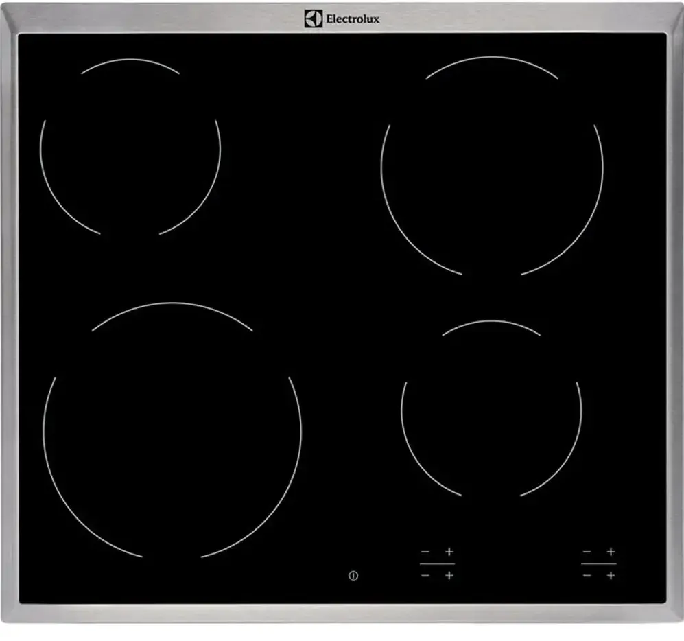 Plita ELECTROLUX incorporabila EHF6240XXK, Vitroceramica, 4 zone de gatit, Touch control, 60 cm, Negru