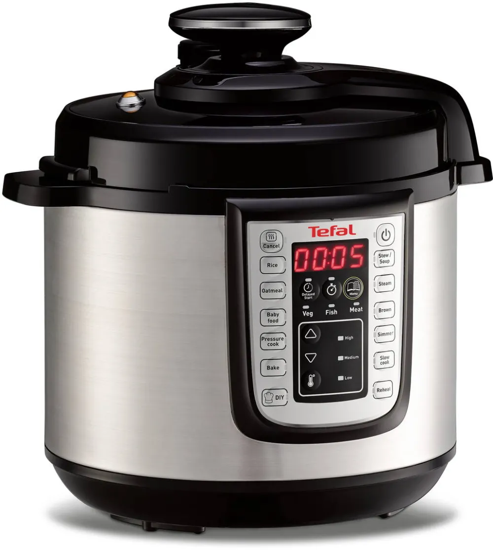 TEFAL FAST & DELICIOUS CY505E10 oala electrica sub presiune 6 L Negru, otel inoxidabil 1100 W