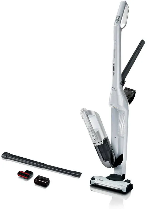 Aspirator BOSCH vertical cu acumulator BCH3P2301 Flexxo Gen2, 23V, 0.4 l, Autonomie 50 minute, Alb