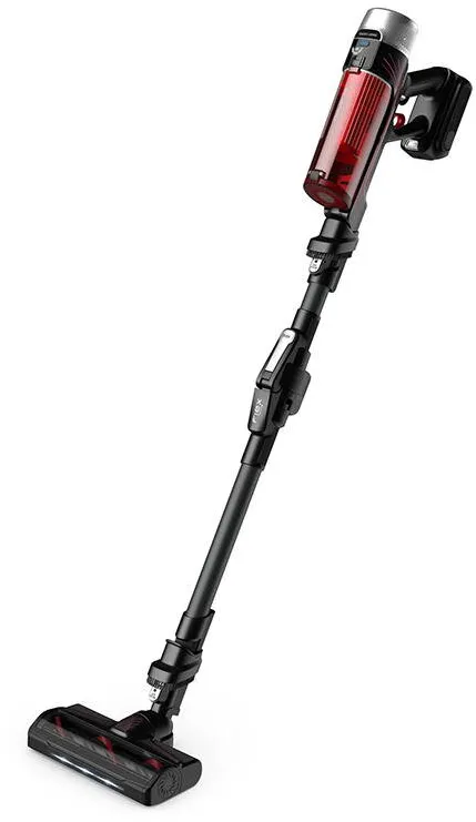 Aspirator ROWENTA vertical XForce Flex 9.60 Animal Care RH2078WO, 250W, Tub Flex, Smart Control Display, baza de incarcare, 0.4L, Rosu/ negru