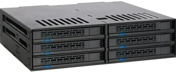 Enclosure ICY Dock Backplane 6x6,3cm SATAI-III/SSD/SAS MB326SP-B