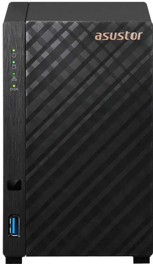 Network Attached Storage Asustor Asustor AS1102TL NAS/storage server Mini Tower Realtek RTD1619B 1 GB DDR4 0 TB ADM Black
