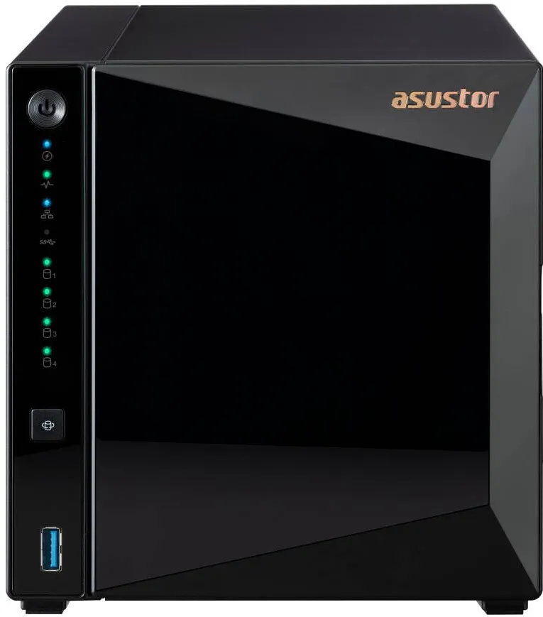 Network Attached Storage Asustor Asustor DRIVESTOR 4 Pro Gen2 AS3304T V2 NAS Realtek RTD1619B 2 GB DDR4 ADM Black