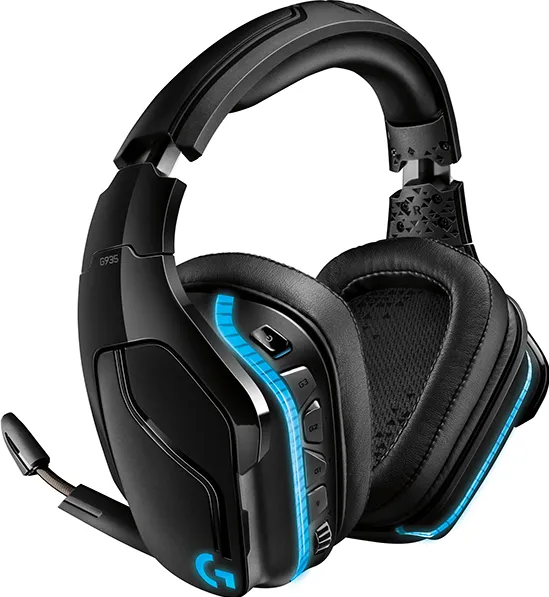 Casti Over-Head LOGITECH Gaming G935 LightSync RGB Wireless 7.1 Surround