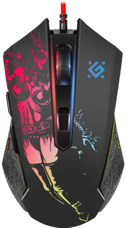Mouse Defender Gaming, optic,  GM-880L WARFAME 12800dpi 8P RGB