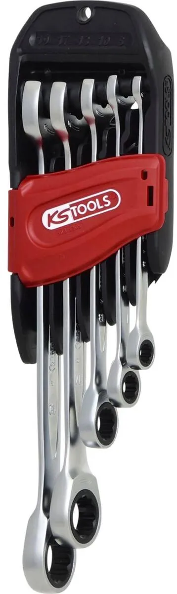 KS Tools DUO GEARplus 5 pcs Ratchet Ring Cheie-Set