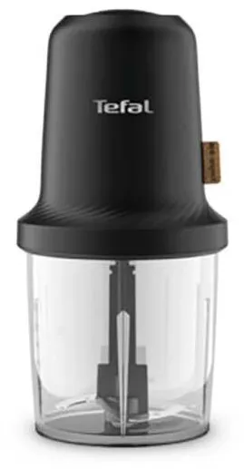 TEFAL Tocator Eco respect MQ80E838, 500W, 3 functii, 2 lame, Capacitate 500ml, Negru