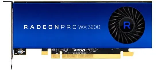 Placa Video AMD Radeon Pro WX3200 4GB, DDR5, 128bit