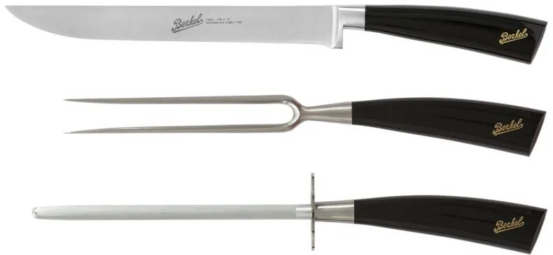 Berkel Cutit Elegance Glossy Black Roast-Set 3-pcs.