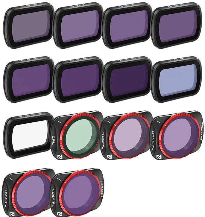 Freewell 14 filtre pentru DJI Osmo Pocket 3