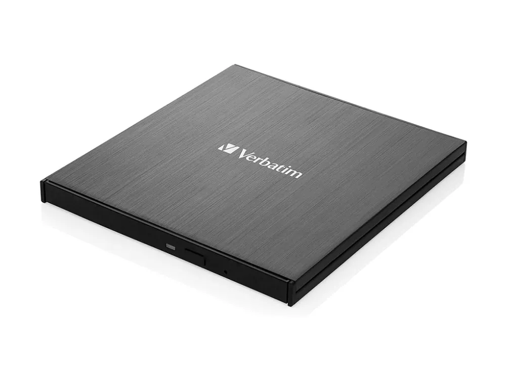 Unitate Optica Externa VERBATIM DVD-RW extern Verbatim Slimline USB3.2, USB-C, BK