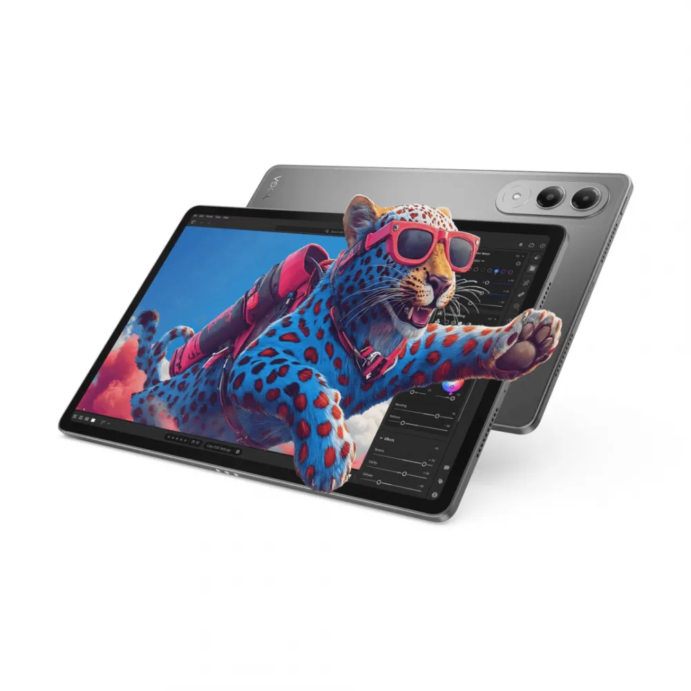 Tableta Lenovo Yoga Tab TB710FU, 11.1 inch Multi-touch, Cortex X4 3.3GHz, Six Core, 8GB RAM, 256GB flash, Bluetooth, Wi-Fi, Android 15, Luna Grey