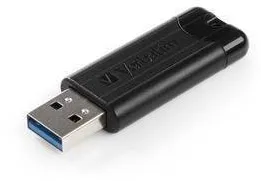 Memorie USB VERBATIM PinStripe 32GB USB 3.0 Black