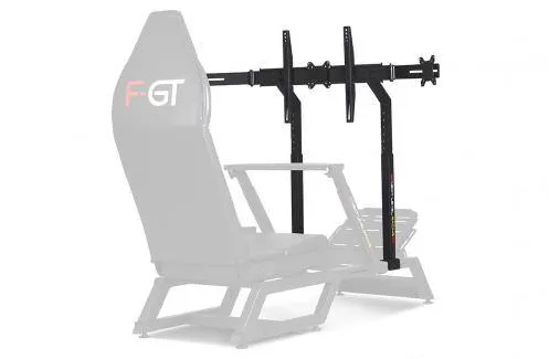 Next Level Racing F-GT Cockpit Matte Black for 1or3 displays