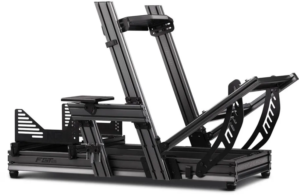 Next Level Racing F-GT Elite Aluminium Simulator Cockpit - Wheel Plate Edition