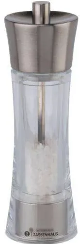 Zassenhaus Rasnita de sare "Aachen" Sticla acrilica/Inox 18 cm