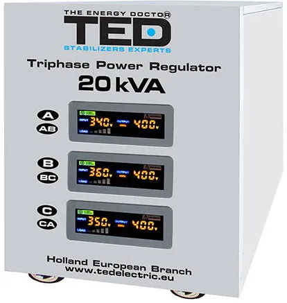 Ted Electric STABILIZATOR TENSIUNE TRIFAZAT SERVO 20KVA