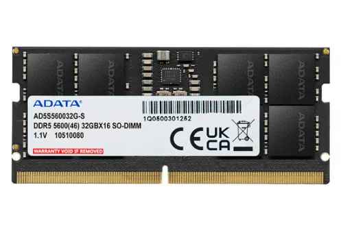 Memorie Laptop ADATA SO-DIMM AD5S560032G-S, 32GB, DDR5-5600MHz, CL46