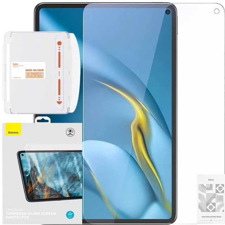 Folie protectie tableta Baseus Crystal, Huawei MatePad/MatePad Pro 10.8", 0.3 mm