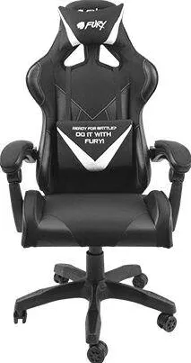 Scaun Gaming Fury Avenger L Negru-Alb (NFF-1711)