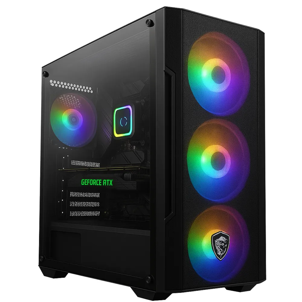 ForIT Sistem Desktop ForIT Proton, Intel Core i5 14600KF 3.5GHz, 32GB DDR5 6000MHz, SSD 2TB, GeForce RTX 5060 8 GB