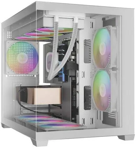 Carcasa PC Gamdias Carcasa Gamdias Aura GC10M V2 aRGB alba