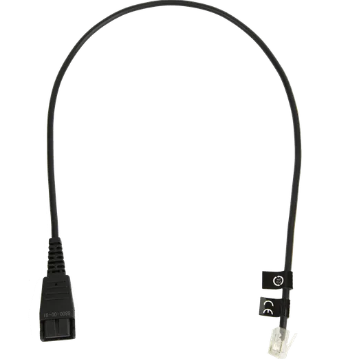 Jabra Cord - QD to Modular RJ extension cord