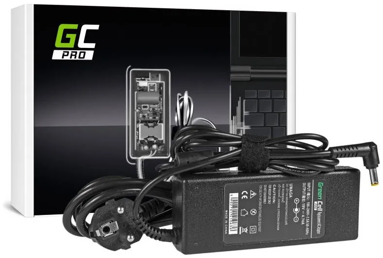 Alimentator Laptop Green Cell AD02P Indoor 90 W Black