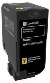 Toner imprimanta Lexmark Yellow Corporate Cartridge, cod 74C20YE, compatibil cu CS720, CS725, CX725, capacitate 3 k pag