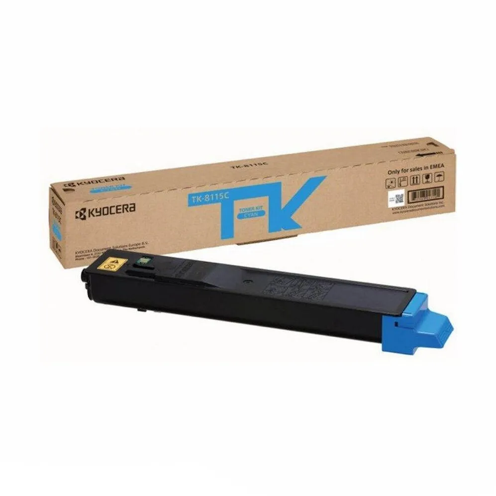 Toner imprimanta KYOCERA CYAN TK-8115C 6K ORIGINAL KYOCERA M8124CIDN
