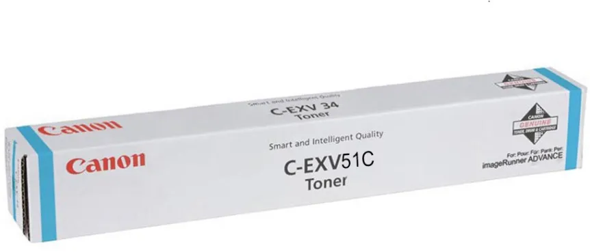 Toner imprimanta Canon Cartus toner C-EXV51C cyan Canon original 60000 pagini