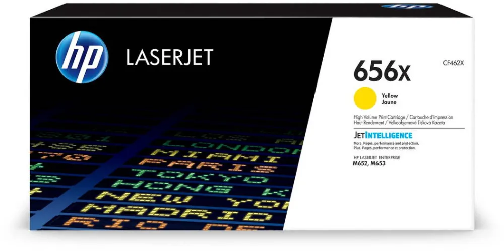 Toner imprimanta HP YELLOW NR.656X CF462X 22K ORIGINAL HP LASERJET ENTERPRISE M652N