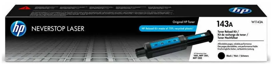 Cartus Imprimanta HP 143A Black Original Neverstop Toner Reload Kit