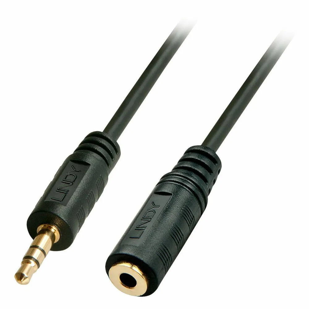 Lindy Audiokabel Stereo 3.5mm/3.5mm M/F 10m