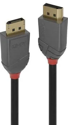 Lindy DisplayPort Kabel Anthra Line 0.5m