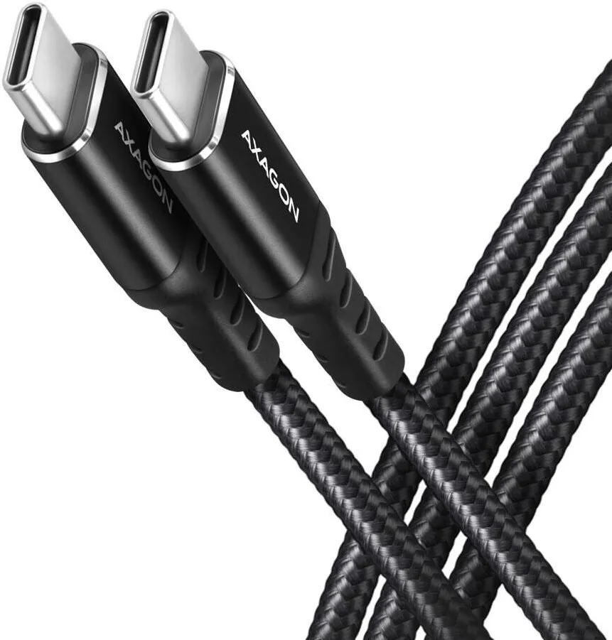 AXAGON BUCM-CM15AB cable PD 60 W USB-C USB-C, 1.5m