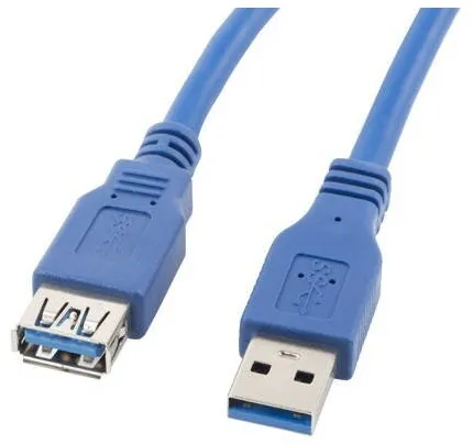 LANBERG Extension cable USB 3.0 AM-AF blue 3M