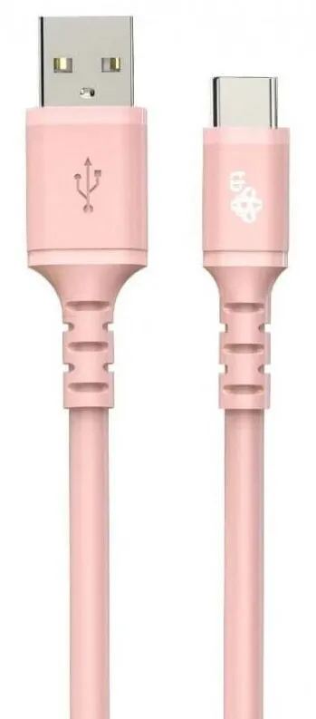 TB Cable USB - USB C 1 m silicon pink