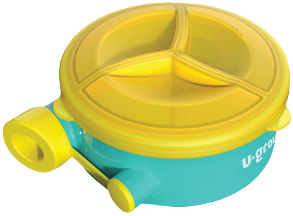 U-GROW Recipient lapte praf cu 3 compartimente