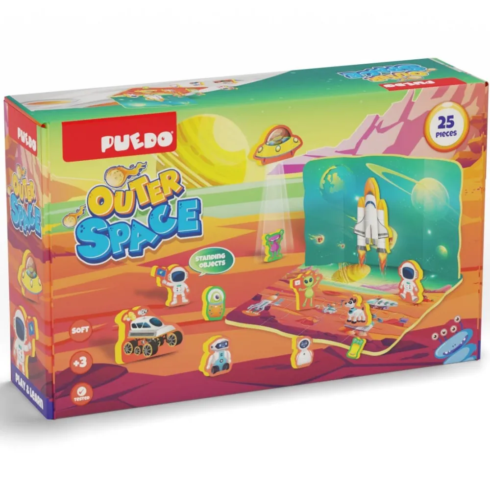Puzzle PUEDO TOYS PUZZLE SPATIU COSMIC, 25 PIESE