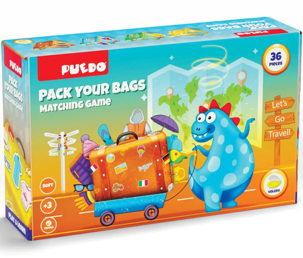 Jucarie Educationala PUEDO TOYS JOC FA-TI BAGAJUL!