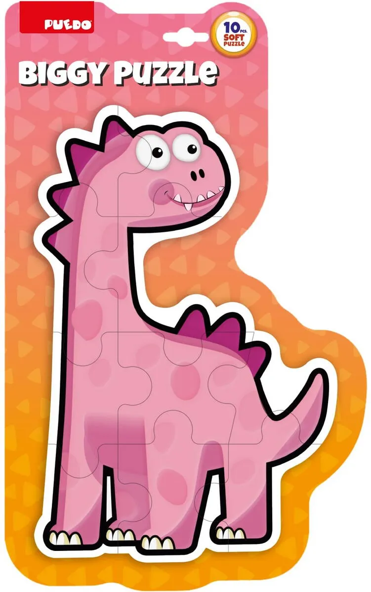Puzzle PUEDO TOYS PUZZLE MAXI, 10 PIESE- ROZ