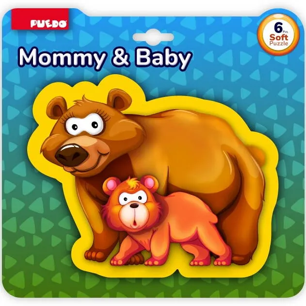 Puzzle PUEDO TOYS PUZZLE MAMA SI COPILUL, URS, 8 PIESE