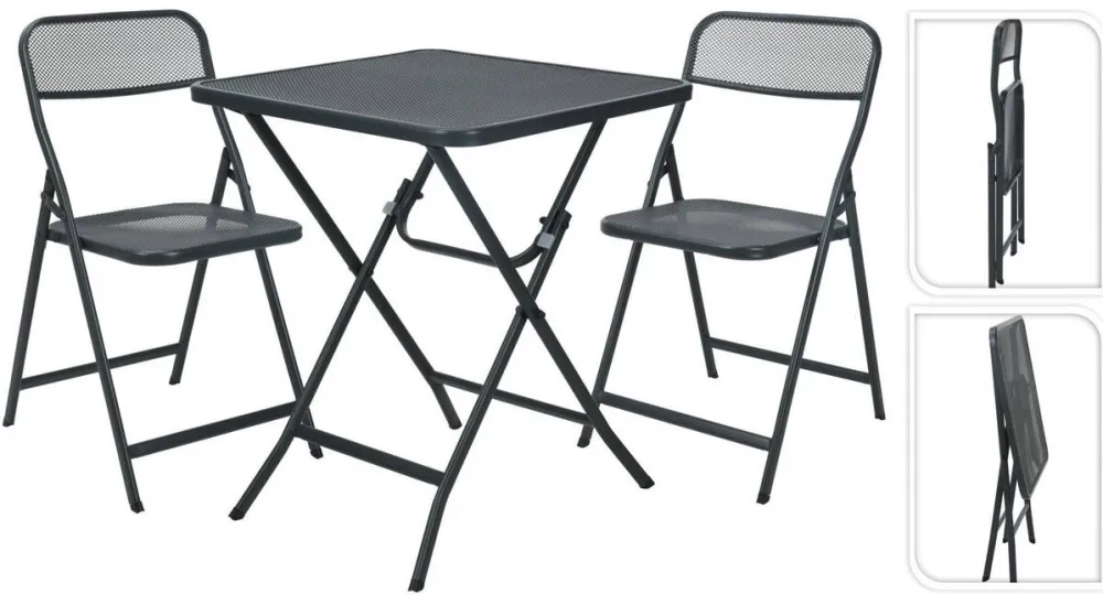 OTHER SET MOBILIER PLIABIL 3 PIESE, GRI