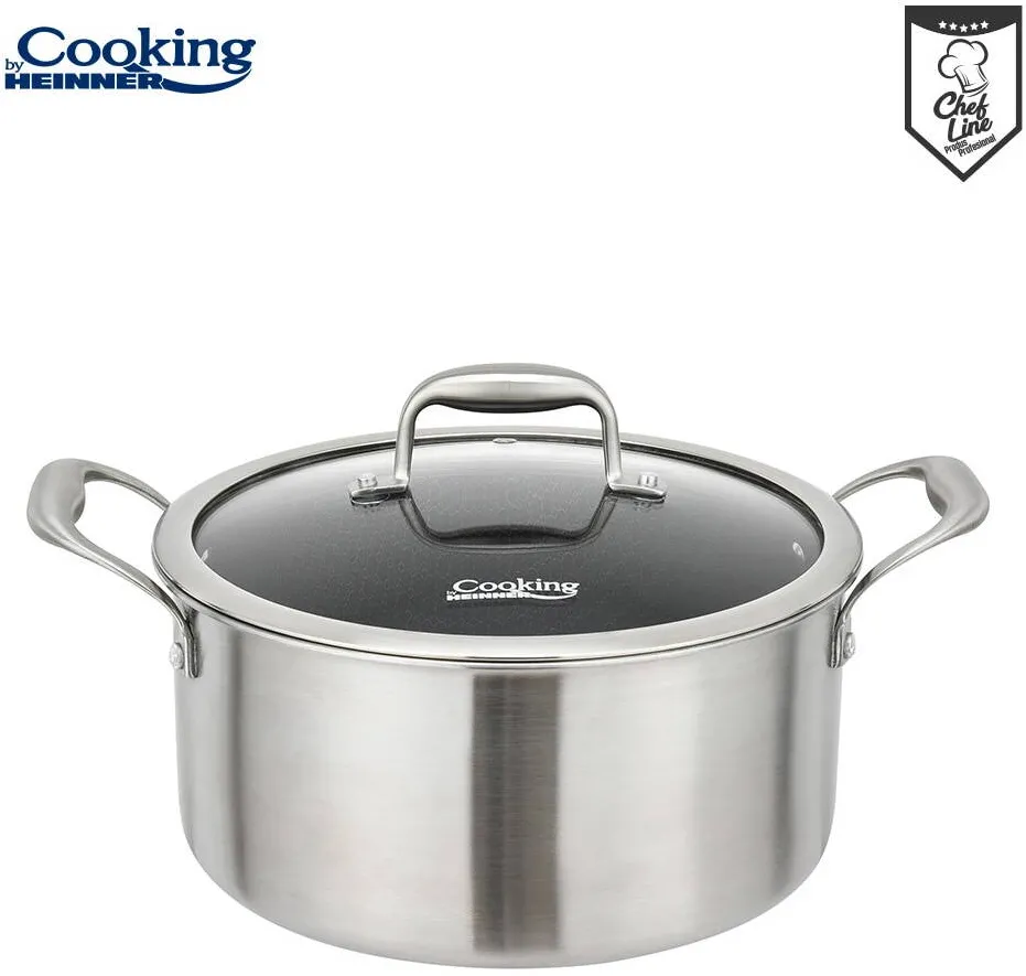 HEINNER SEMIOALA INOX+CAPAC 28x13CM,7L, TITANIUM3