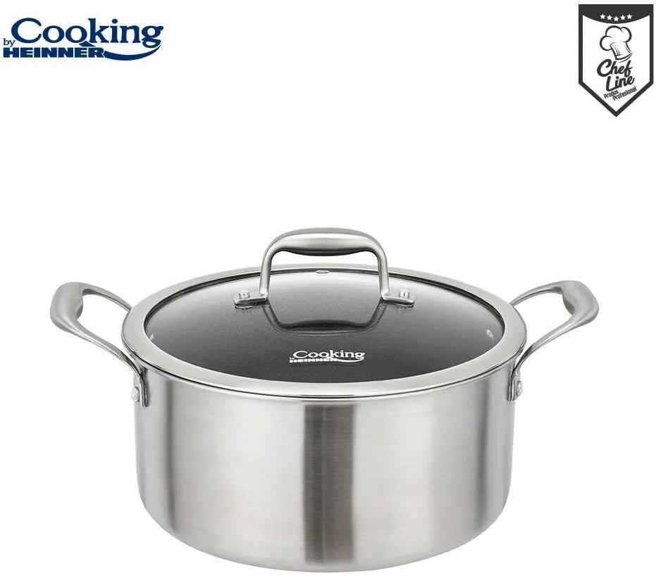 HEINNER SEMIOALA INOX+CAPAC 24x12CM,5L, TITANIUM3