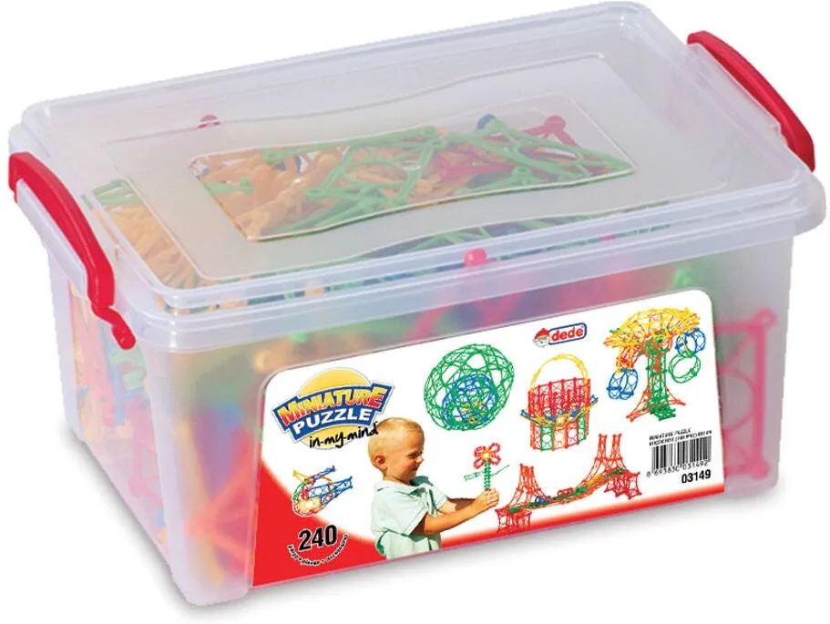 Puzzle DEDE SET CONSTR. PUZZLE IN MINIATURA, 240 PCS