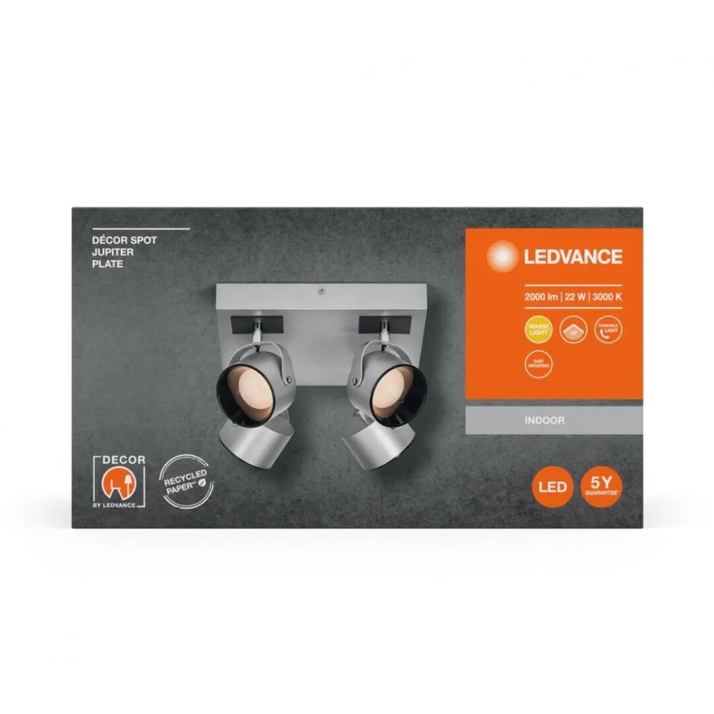LEDVANCE Decor spot jupiter 260X260 22W830SILEDV