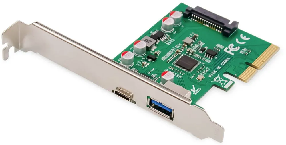 Adaptor Digitus Adap Digitus PCIe Card USB-C + USB