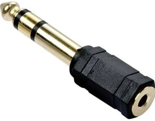 Adaptor Lindy Adap Lindy Audio 3.5mm female to 6.3mm male